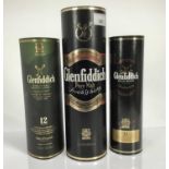 Whisky - three bottles, Glenfiddich, in original boxes