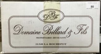 Wine - six bottles, 2009 Saint Romain Blanc, Domaine Billard, Burgundy - packed 6x75cl