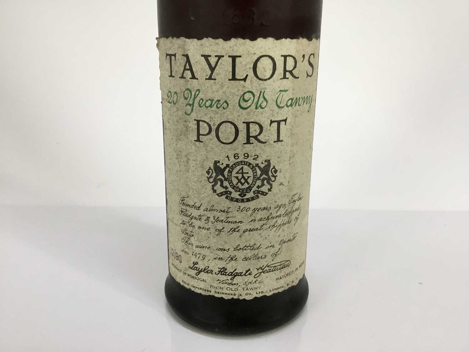 Port - one bottle Taylor's 20 year old tawny, bottled in 1979 - Image 2 of 4