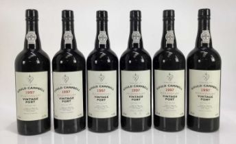 Port - six bottles, Gould Campbell 1997 Bicentenary, bottled 1999