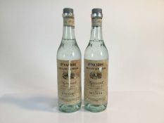 Two bottles, Blo. Nardini Aquavite, 50%
