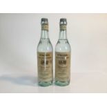 Two bottles, Blo. Nardini Aquavite, 50%