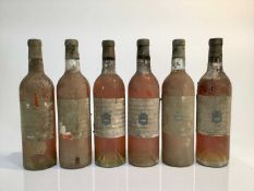 Sauternes - six bottles, Chateau Bastor Lamontagne 1964