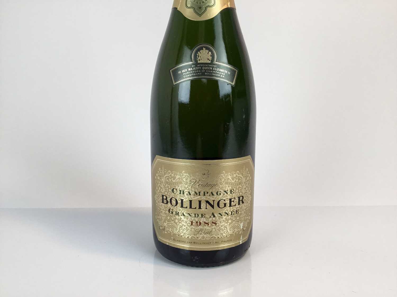 Champagne - one bottle, Bollinger 1988 - Image 2 of 3