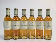 Sauternes, six half bottles, Chateau Lafaurie-Peyraguey 2003