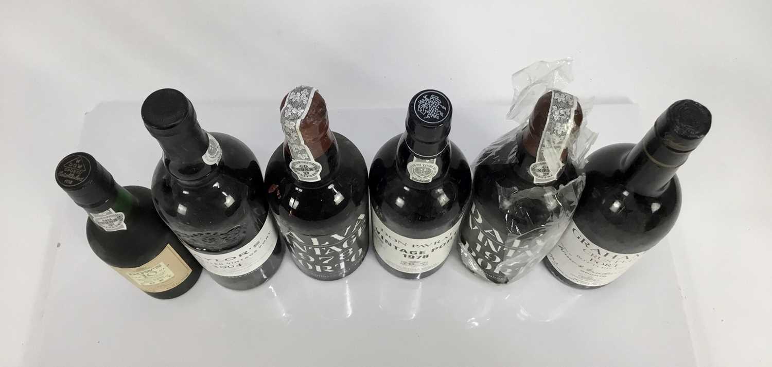 Port - six bottles, Don Pavral 1978, Dalva 1978 and others - Image 2 of 3