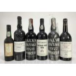 Port - six bottles, Don Pavral 1978, Dalva 1978 and others