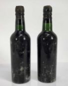 Port - two half bottles, Graham's 1963, lacking labels