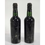 Port - two half bottles, Graham's 1963, lacking labels