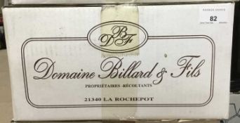Wine - six bottles, 2009 Saint Romain Blanc, Domaine Billard, Burgundy - packed 6x75cl