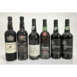 Port - six bottles, Taylor's 1982, LVB 1983 and 1995 and three others