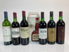 Wine - six bottles, Chateau Crusquet Sabourin 1981, Chateau Le Bos 1981