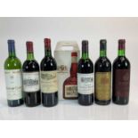 Wine - six bottles, Chateau Crusquet Sabourin 1981, Chateau Le Bos 1981