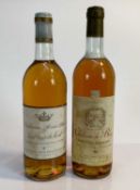 Wine - two bottles, Chateau Mont-Roc Sainte Croix du Mont and Chateau du Bloy 1981