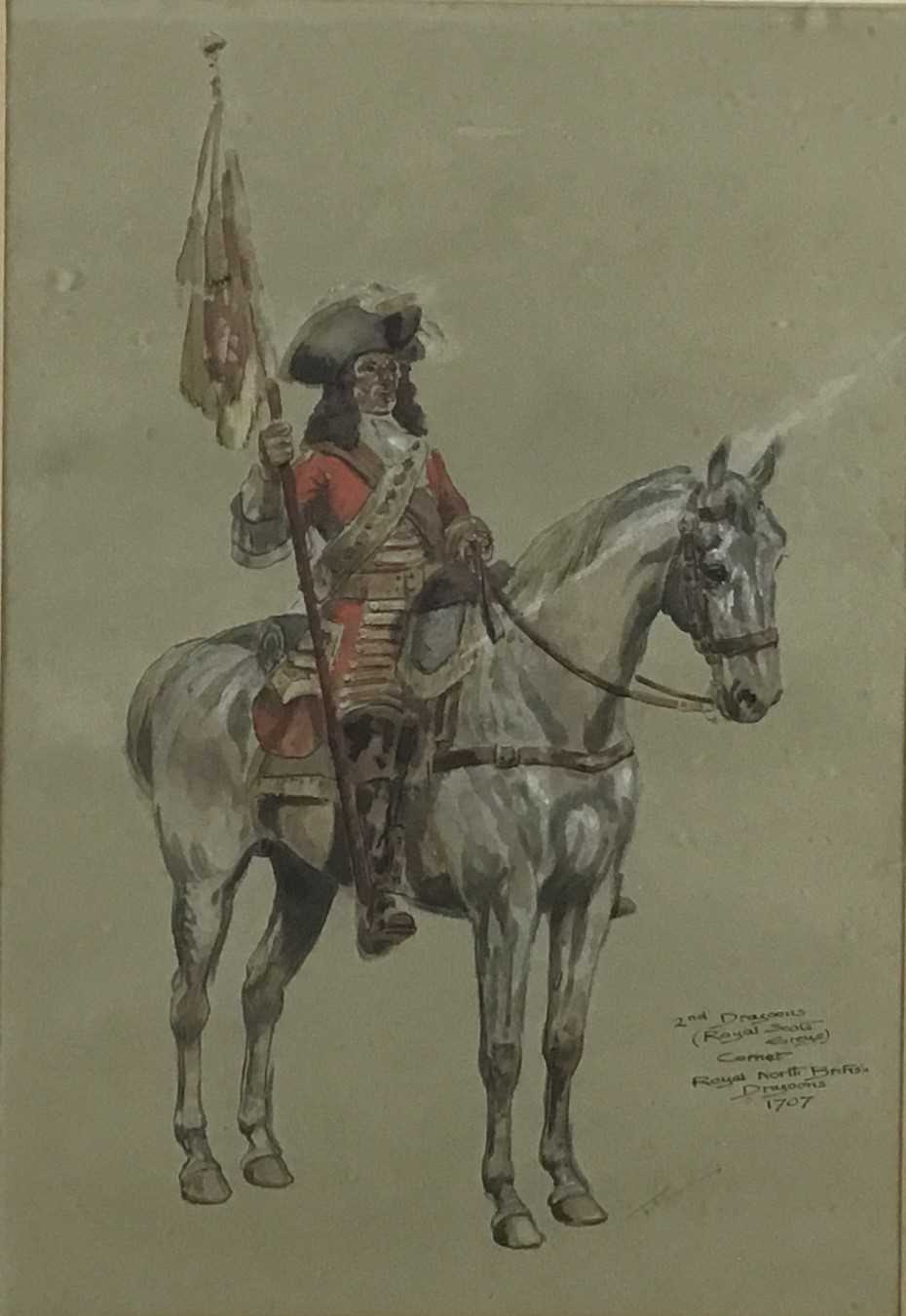 Early 20th century English School watercolour - 2nd Dragoon’s