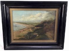 Ward (late 19th / early 20th century) oil on board - Old Felixstowe