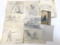 Early 20th century sketch book