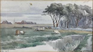 Theresa Buxton (1899) watercolour, Walberswick