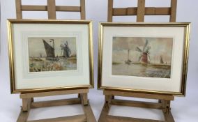 William Leslie Rackham (1864-1944) signed pair of watercolours