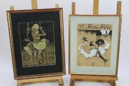 Raphael Kirchner (1876-1917) - two original lithographic covers for 'Le Frou-Frou' magazine, Paris,