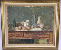 Norman Smith (1910-1996) oil on board, The white jug, signed and dated 1968