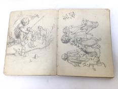 Early 20th century sketchbook