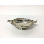 George V Art Deco silver bon bon dish, hallmarked Birmingham 1935.