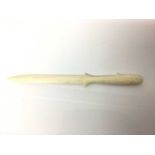 Antique marine ivory paper knife