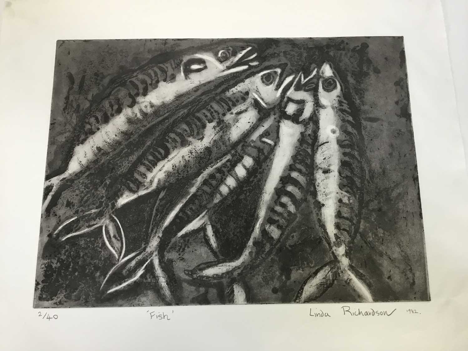 Linda Richardson (Contemporary) nine signed prints - 'Fish', A/P, 43.5cm x 32cm, 'Ewe', A/P, 43cm x - Image 8 of 8