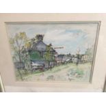 Three watercolours by Sheila Appleton, Anthony Osler and Dennis Grater