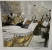 Bernard Dunstan (1920-2017) lithograph - 'The Rehearsal', signed in pencil,