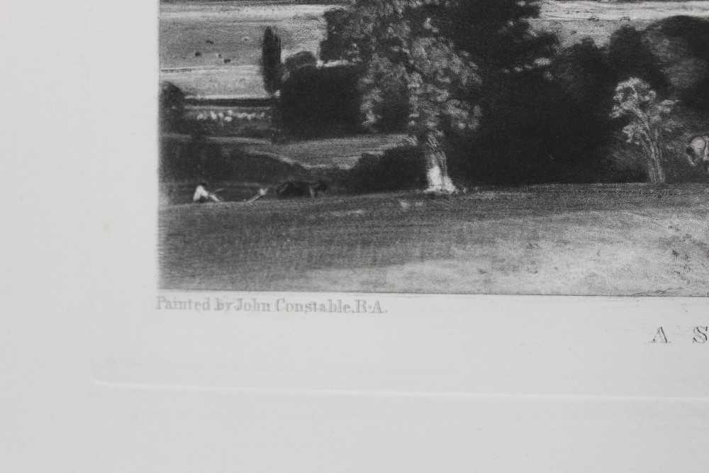 John Constable (1776-1837) two mezzotints - The Glebe Farm and A Summerland, 21cm x 30cm, mounted - Image 9 of 9