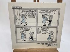 Reg Smythe (1917-1998) Original Andy Capp cartoon