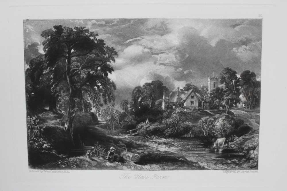 John Constable (1776-1837) two mezzotints - The Glebe Farm and A Summerland, 21cm x 30cm, mounted - Image 2 of 9