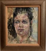 Elisabeth Fraser (b.1930) collection of oils on canvas and board - seven portraits, each framed