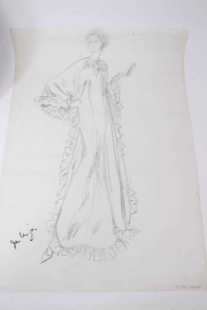 Jan Langan, two fashion designs - Image 4 of 6