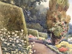 Ina Clogstoun (late 19th / early 20th century) - three Italian garden scenes