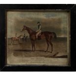 After J F Herring, two aquatints of racehorses - ‘The Colonel’ and ‘Memnon’