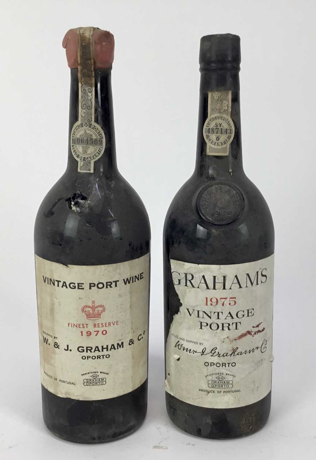 Port - two bottles, Grahams 1970 and 1975