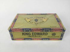 Box of 50 King Edward cigars, sealed