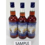 Rum - six bottles, Bootlegger Navy Rum, 37.5%, 70cl