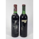 Wine - two bottles, Chateau Latour 1970, lacking labels