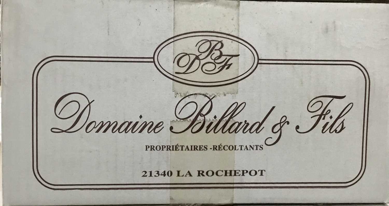 Wine - six bottles, 2009 Hautes Cotes de Beaune Blanc, Domaine Billard, Burgundy - packed 6x75cl.