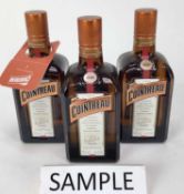 Nine bottles - Cointreau, 40%, 0.50l