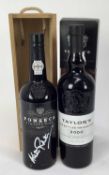 Port - two bottles, Fonseca 1985 and Taylor's 2000, both boxed