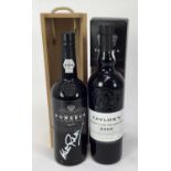 Port - two bottles, Fonseca 1985 and Taylor's 2000, both boxed