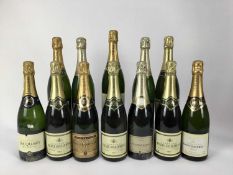 Champagne - twelve bottles, to include Michel Guilleminot, Louis Roederer and others