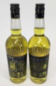 Two bottles - Yellow Chartreuse, 43%, 70cl