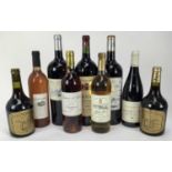 Wine - mixed group to include three magnums, Chateau de Respide Graves 2005, Marques de Riscal Rioja