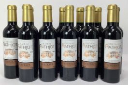 Wine - twelve half bottles, Chateau Mathiot, Bordeaux 2018, in original card box